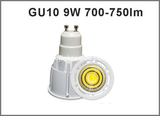 CHINE La lumière de tache des ampoules GU10 9W 400-450lm LED de la bonne qualité LED a mené CRI&gt;80 mettant en lumière le CE ROHS fournisseur