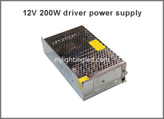 CHINE le conducteur d'alimentation d'énergie de commutation de 12VDC 200W pour C.A. 100~240V de bande du moniteur camera/LED a entré dans C.C 12V fournisseur