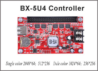 CHINE BX-5U4 Carte de commande mono/double couleur Onbon LED Porte USB Contrôleur LED 256*512 Pixel Pour P10 Panneau de signalisation LED fournisseur