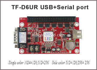 CHINE TF-D6UR 1024*128 points Grande surface RS232 et communication USB Contrôleur d'affichage de carte de contrôle d'écran LED mono et double couleur fournisseur