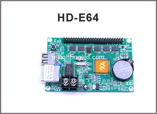CHINE Couleur simple de carte ordre d'affichage de LAN du système de contrôle HD-E42 de Huidu HD-E64 et double contrôleur d'écran d'ecran couleur fournisseur