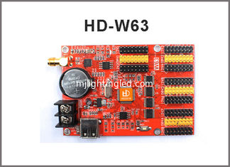 CHINE Huidu contrôleur HD-W63, carte ordre du conducteur sans fil LED de WIFI + d'USB simple de la couleur LED de WiFi pour le signe de message de LED fournisseur