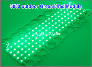 CHINE C.C léger imperméable 12V de lampe de la publicité de vert du module 5LEDs de SMD 5050 vendent en gros fournisseur