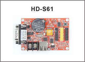 CHINE Huidu HD-S61 carte de commande de module LED HD-A41 P10 Système de programme d'affichage RS232 + USB 1*HUB08 2*HUB12 fournisseur