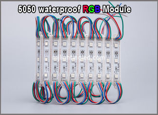 CHINE 5050 modules imperméables légers de 12V RVB LED RVB s'allumant pour le signage de publicité fournisseur