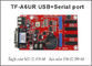 La couleur simple et double de TF-A6UR (TF-A5UR) a mené la carte de contrôleur de signe de message pour le contrôleur de programmation de module de l'affichage P10 fournisseur