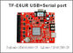 TF-E6UR carte de commande à écran LED support 1600 P10 modules sept cartes de commande programmables à plaque de couleur fournisseur