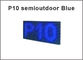 module bleu de l'intense luminosité P10 LED de 320*160mm 32*16pixels Semioutdoor, message simple de défilement d'affichage à LED De couleur fournisseur