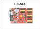 Système d'affichage HUIDU HD-X41 HD-S64 1*50PIN 1024*256 carte de commande LED pour écran LED mono et double couleur fournisseur